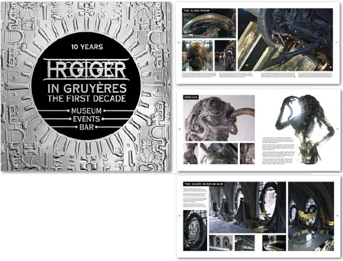 couverture et extraits du livre HR GIGER IN GRUYERES