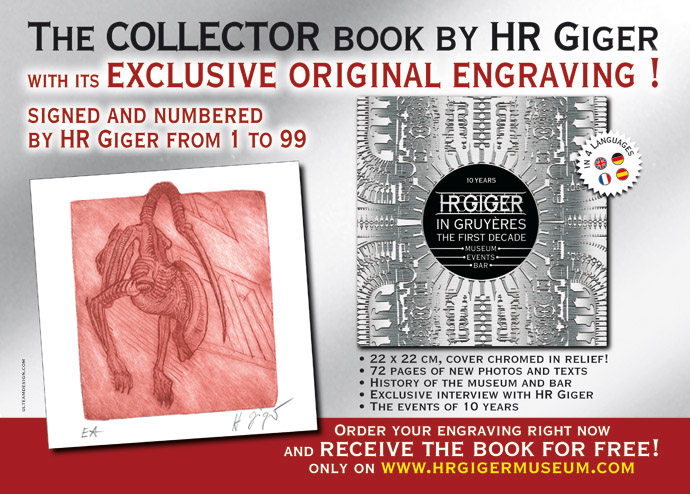 Le teaser du livre HR GIGER IN GRUYERES